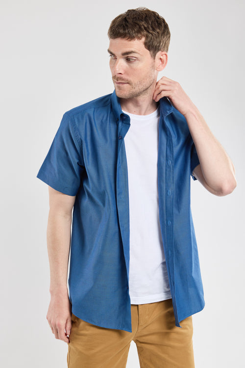 Short-sleeved shirt – cotton - Armor-lux - 1