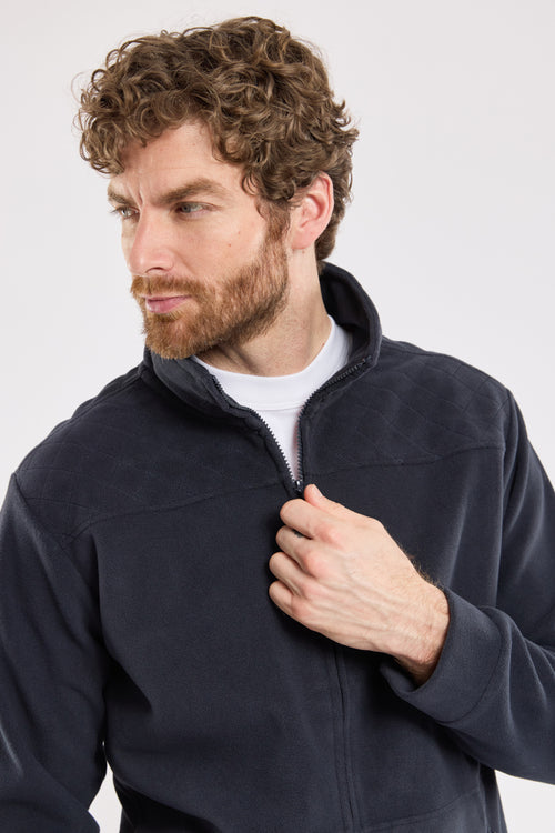 Cardigan Softshell Homme Confortable - Veste Polaire Décontractée Hiver Léger Avec Capuche Loisirs Outdoor