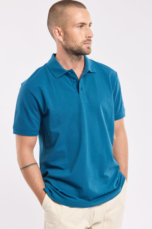 Short-sleeved polo shirt – piqué cotton - Armor-lux - 1