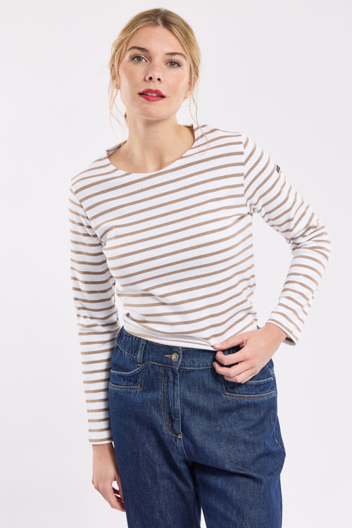 Lesconil Breton striped shirt - heavy cotton - Armor-lux - 1