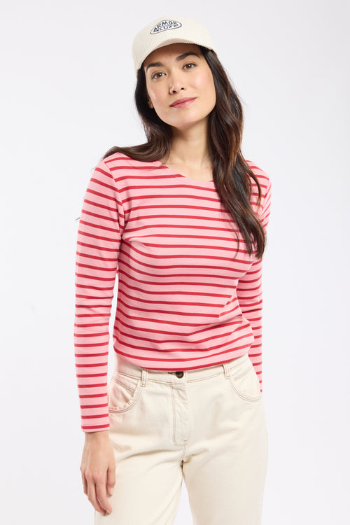 Lesconil Breton striped shirt - heavy cotton - Armor-lux - 1