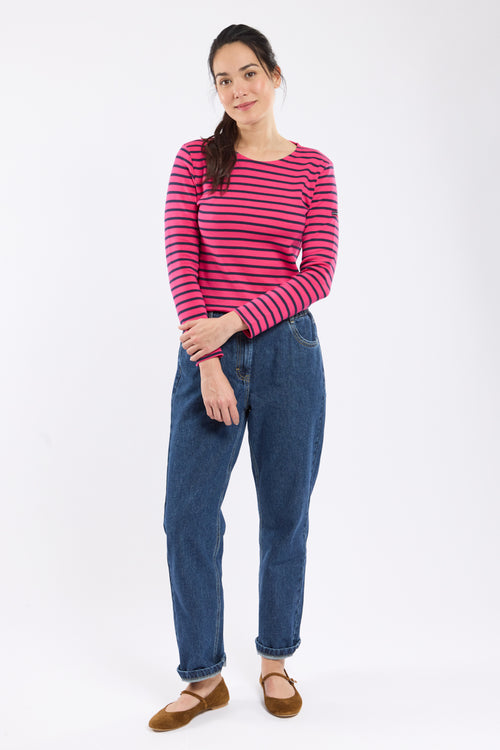 Lesconil Breton striped shirt - heavy cotton - Armor-lux - 4