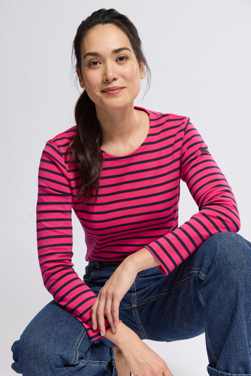 Lesconil Breton striped shirt - heavy cotton - Armor-lux - 1