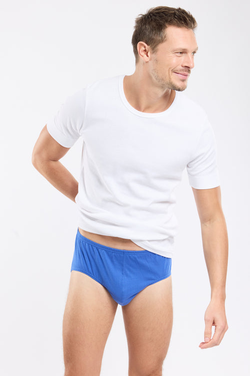 Plain briefs - lightweight cotton - Armor-lux - 1