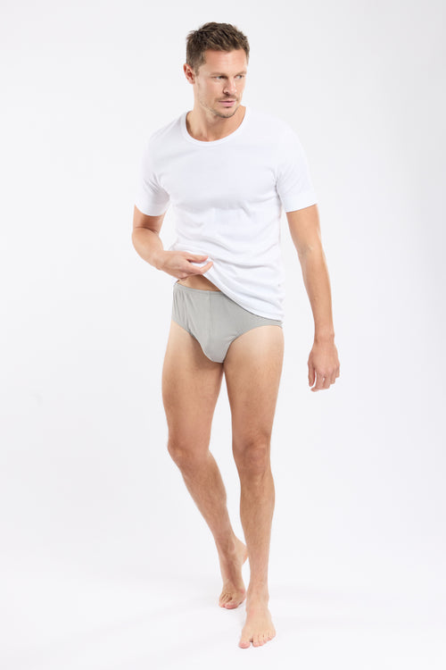 Plain briefs - lightweight cotton - Armor-lux - 3