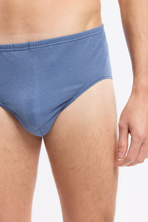 Einfarbiger Slip – leichte Baumwolle - Armor-lux - 2