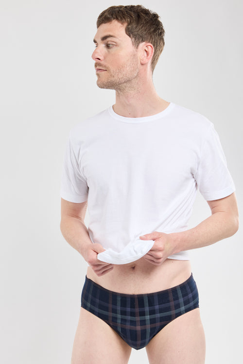 Slip mit Mikro-Muster – leichte Baumwolle - Armor-lux - 1