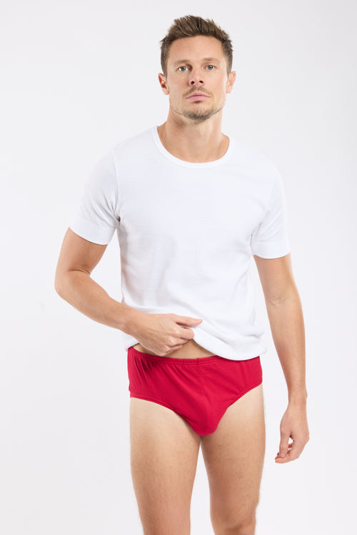 Plain briefs - lightweight cotton - Armor-lux - 1