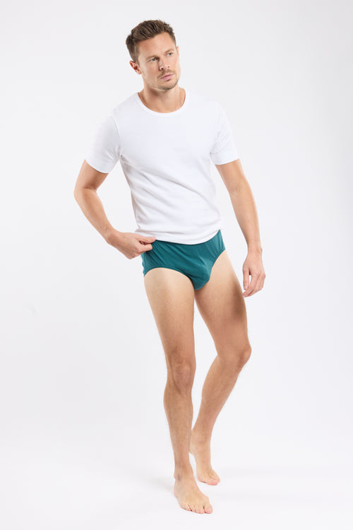 Einfarbiger Slip – leichte Baumwolle - Armor-lux - 3