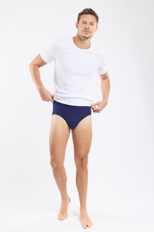 Plain briefs - lightweight cotton - Armor-lux - 3