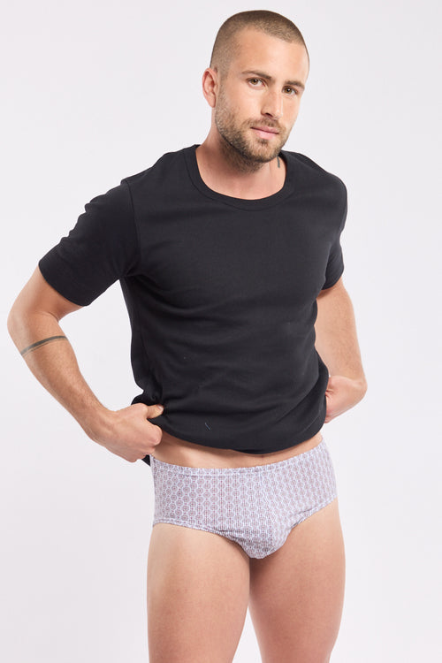 Slip mit bedruckt – leichte Baumwolle - Armor-lux - 2