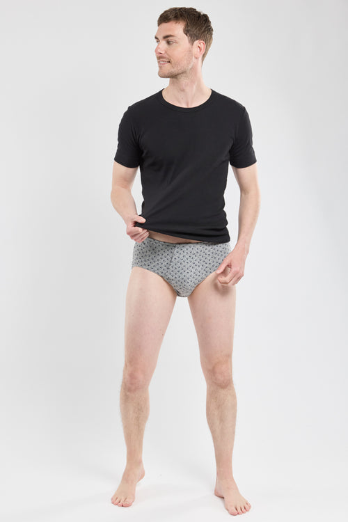 Sailboat printed briefs - light cotton - Armor-lux - 4