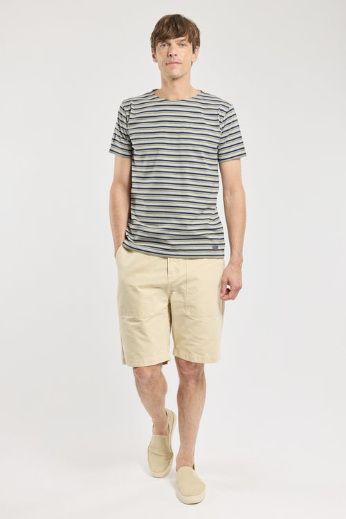 Two-tone Breton striped shirt - lightweight cotton - Armor-lux - 3