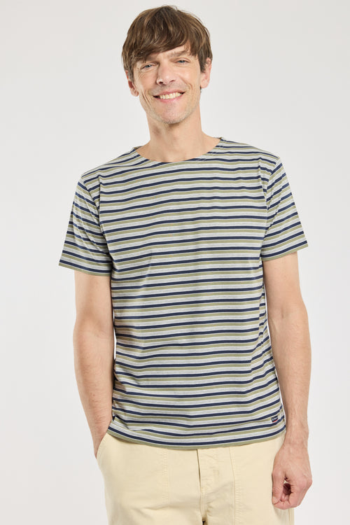 Two-tone Breton striped shirt - lightweight cotton - Armor-lux - 1