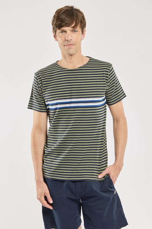 Two-tone Breton striped shirt - lightweight cotton - Armor-lux - 4
