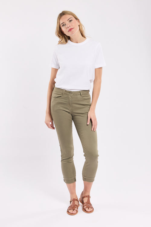 Slim-fit 7/8-length trousers - cotton - Armor-lux - 1