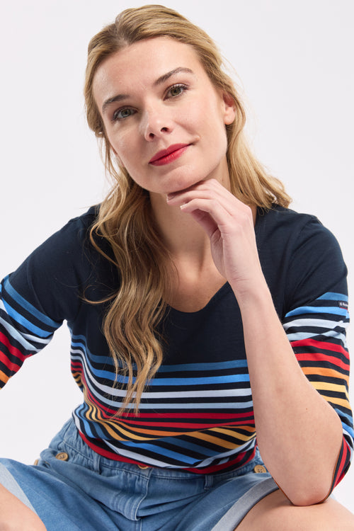 10-colour Breton top - heavy cotton - Armor-lux - 1