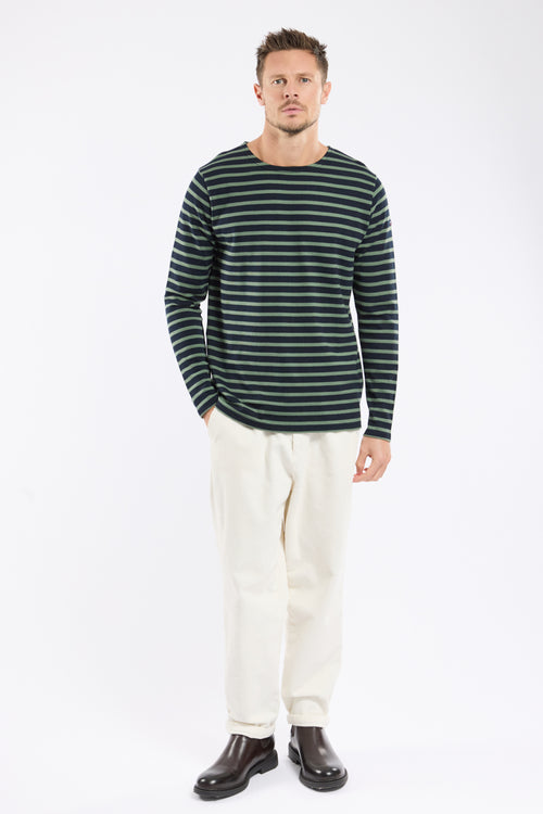 Long-sleeved Breton striped shirt - thick cotton - Armor-lux - 3