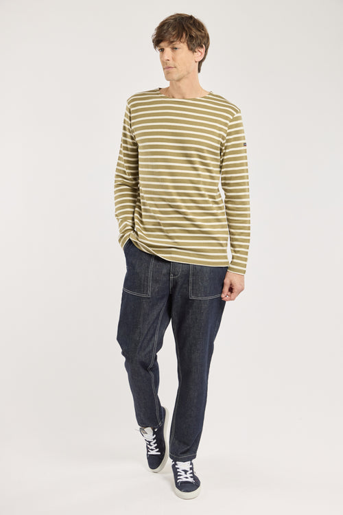 Long-sleeved Breton striped shirt - rustic cotton - Armor-lux - 3