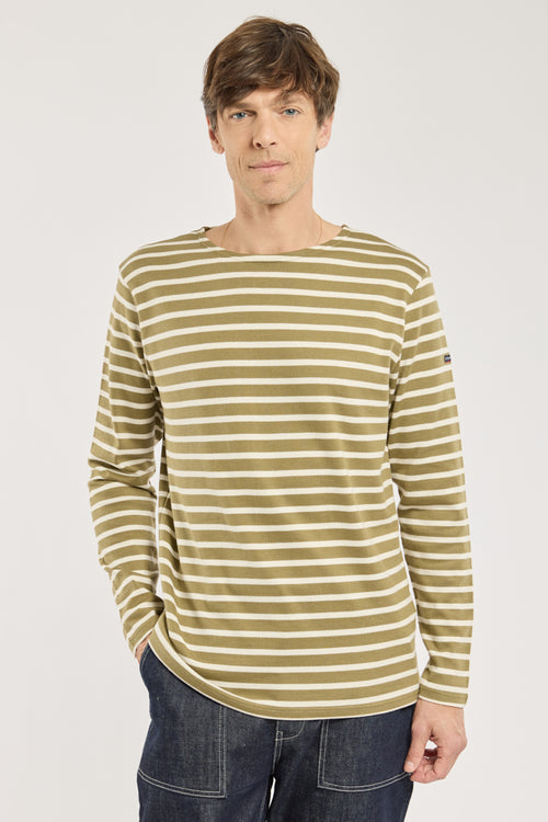 Long-sleeved Breton striped shirt - rustic cotton - Armor-lux - 4