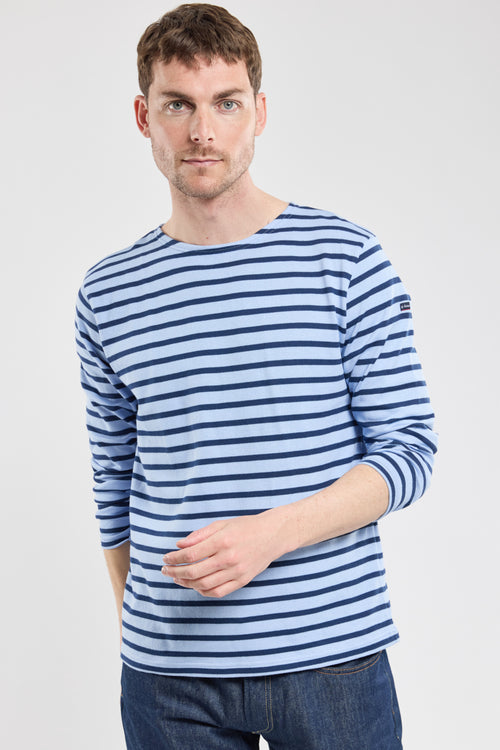 Long-sleeved Breton striped shirt - thick cotton - Armor-lux - 1