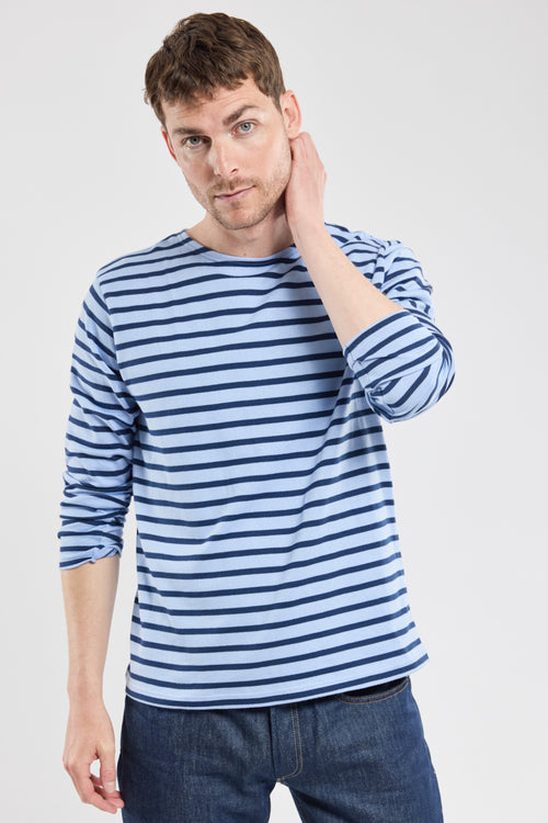 Long-sleeved Breton striped shirt - thick cotton - Armor-lux - 4