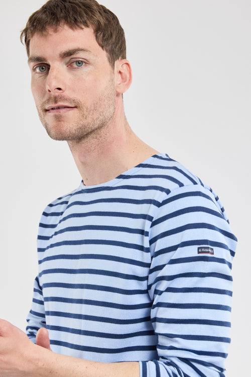 Long-sleeved Breton striped shirt - thick cotton - Armor-lux - 2