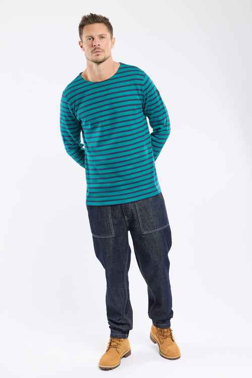 Long-sleeved Breton striped shirt - thick cotton - Armor-lux - 3