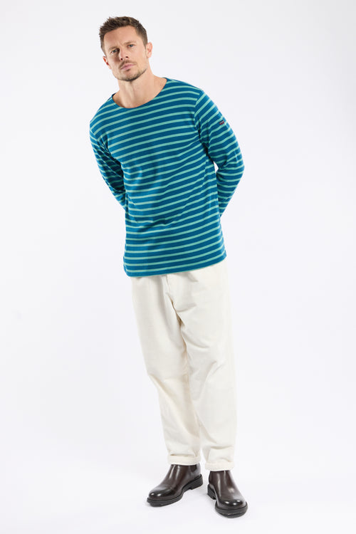 Long-sleeved Breton striped shirt - thick cotton - Armor-lux - 3
