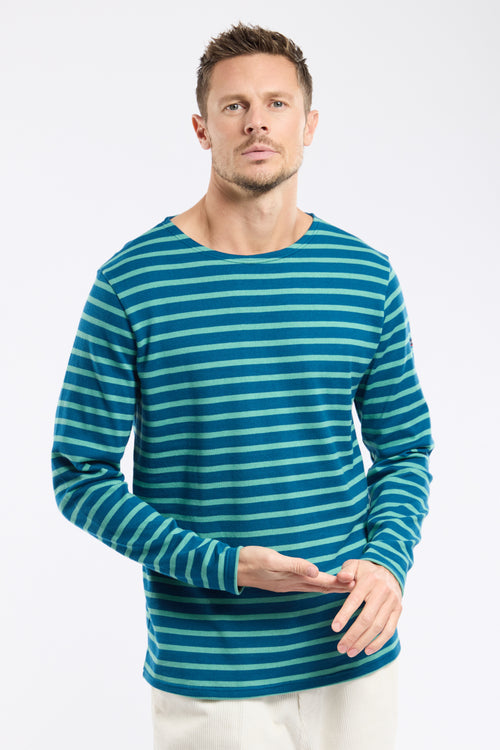 Long-sleeved Breton striped shirt - thick cotton - Armor-lux - 4