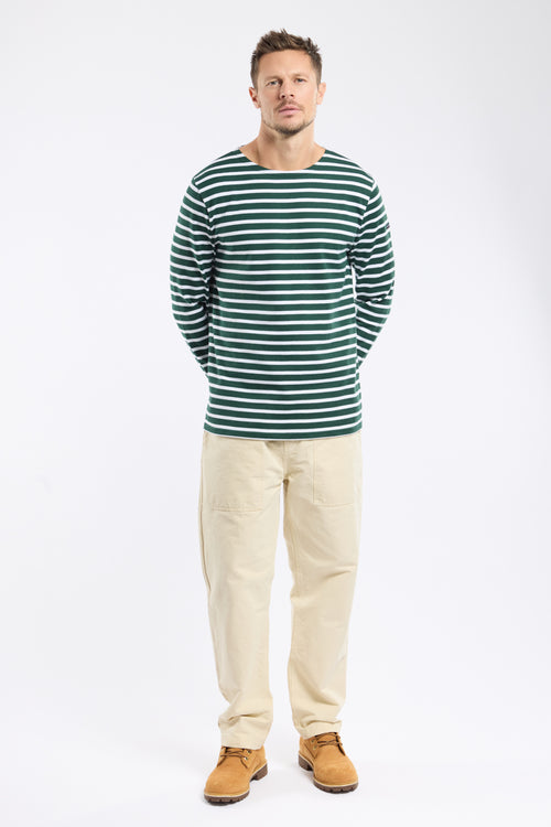 Long-sleeved Breton striped shirt - thick cotton - Armor-lux - 3