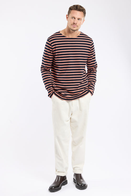 Long-sleeved Breton striped shirt - thick cotton - Armor-lux - 3