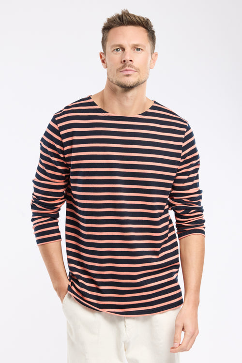 Long-sleeved Breton striped shirt - thick cotton - Armor-lux - 1
