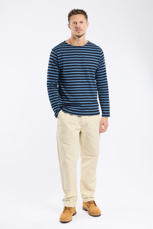 Long-sleeved Breton striped shirt - thick cotton - Armor-lux - 3