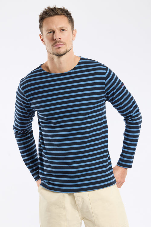 Long-sleeved Breton striped shirt - thick cotton - Armor-lux - 1