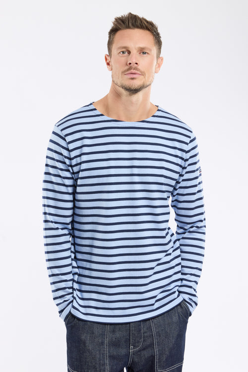 Long-sleeved Breton striped shirt - thick cotton - Armor-lux - 4
