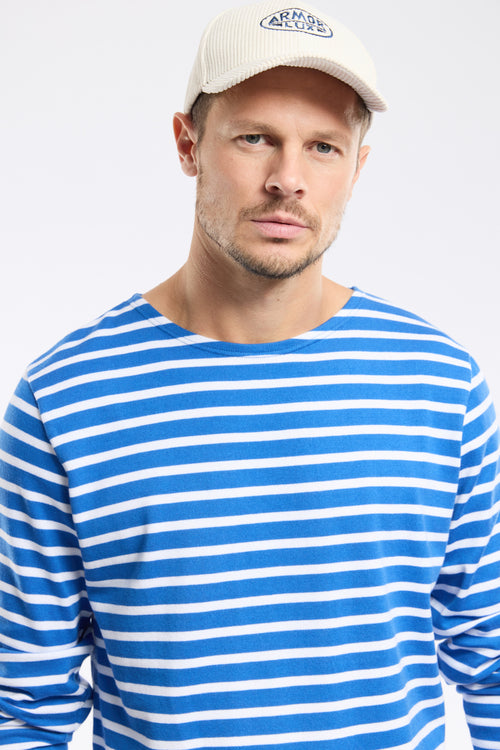 Long-sleeved Breton striped shirt - thick cotton - Armor-lux - 2