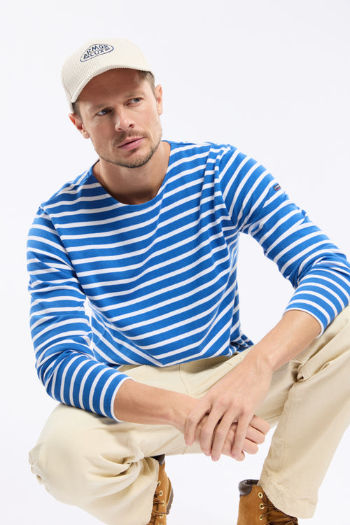 Long-sleeved Breton striped shirt - thick cotton - Armor-lux - 1