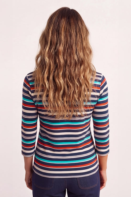 3/4 sleeve Breton shirt - lightweight cotton - Armor-lux - 3