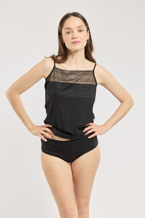 Caraco dentelle - coton - Armor-lux - 1