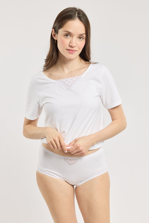 High-waisted briefs - combed cotton - Armor-lux - 1