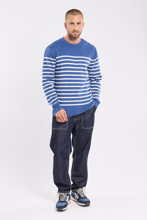 Striped fisherman jumper — cotton - Armor-lux - 2