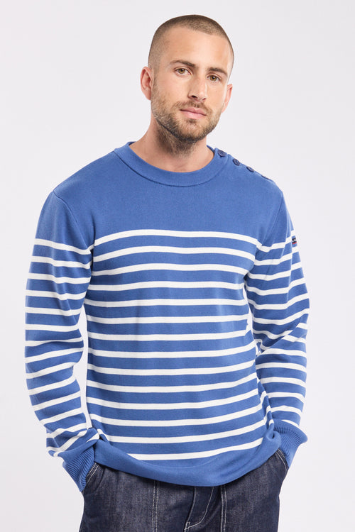 Striped fisherman jumper — cotton - Armor-lux - 1