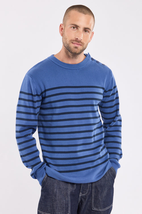 Pull marin rayé - coton - Armor-lux - 1