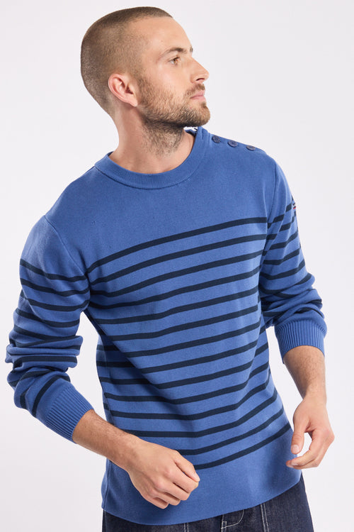 Striped fisherman jumper — cotton - Armor-lux - 4