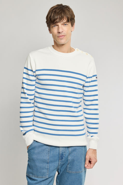 Pull marin rayé - coton - Armor-lux - 1
