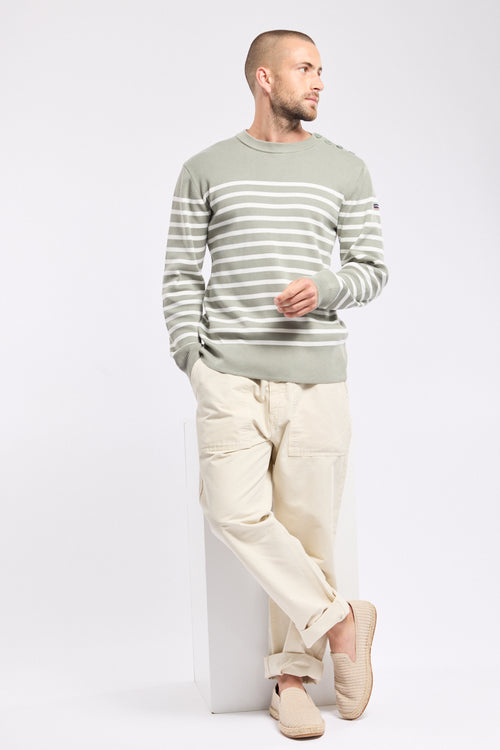 Pull marin rayé - coton - Armor-lux - 1