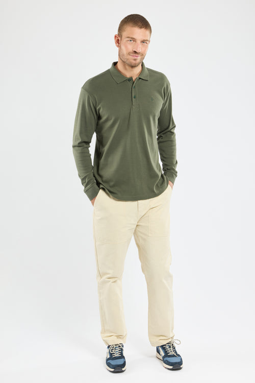 Anchor embroidered polo shirt - cotton - Armor-lux - 3