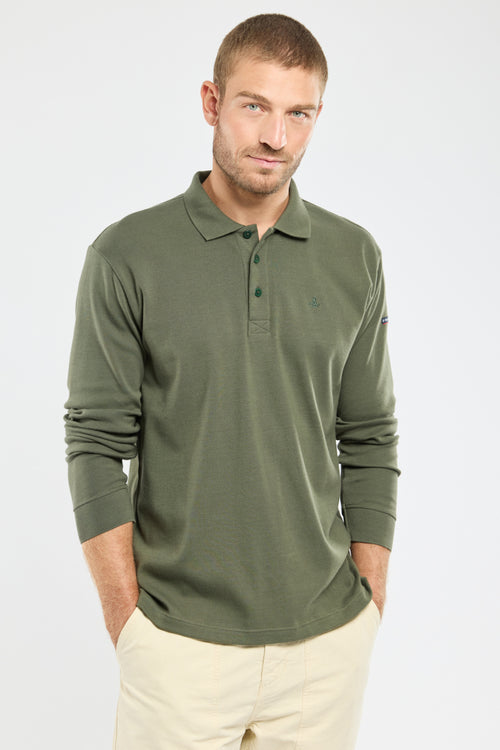 Anchor embroidered polo shirt - cotton - Armor-lux - 1