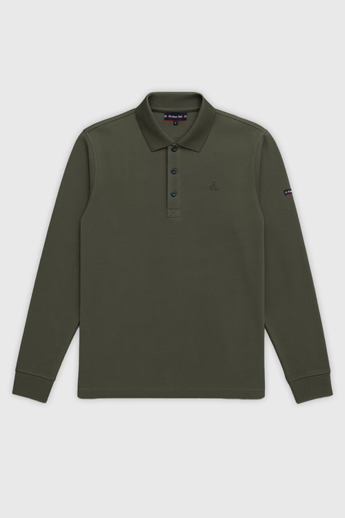 Polo broderie ancre - coton - Armor-lux - 1
